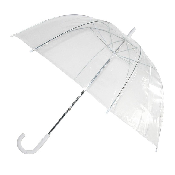 NWT iRain Raintec Clear Bubble Dome Umbrella - Picture 2 of 3